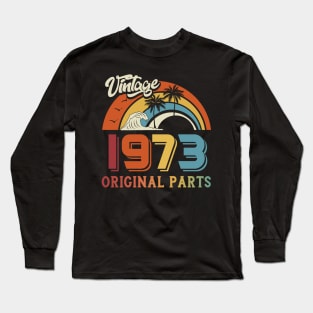 1973 vintage retro t shirt design Long Sleeve T-Shirt